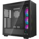 DeepCool MORPHEUS  boîtier midi tower Noir | 4x USB-A | 1x USB-C | RGB | Verre Trempé