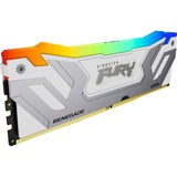 Kingston FURY 24 Go DDR5-8400 (1x 24 Go), Mémoire vive Argent/Blanc, KF584CU40RWA-24, Renegade RGB, XMP 3.0
