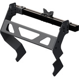Res-Tech GT Monitor Stand Integrated Single Reinforced, Support de moniteur Noir, VESA réglable