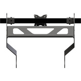 Res-Tech GT Monitor Stand Integrated Single Reinforced, Support de moniteur Noir, VESA réglable