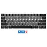 Sharkoon SKILLER SAC20 S4, Keycaps Noir, 62 stuks, Layout ANSI (US)