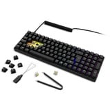 Sharkoon SKILLER SGK50 S2 PBT RGB clavier gaming mécanique Noir, Layout BE (AZERTY), Gateron G Pro 3.0 Yellow, 96%, Hot-swappable