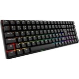 Sharkoon SKILLER SGK50 S2 PBT, clavier gaming Noir, Layout BE, Gateron G Pro 3.0 Yellow, LED RGB, Hot-swappable