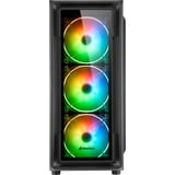 Sharkoon TK4 RGB boîtier midi tower Noir | 4x USB-A | RGB | Window