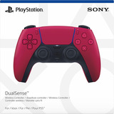 Sony DualSense Wireless-Controller, Manette de jeu Rouge/Noir, Cosmic Red
