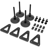 Trak Racer Adjustable Legs and Rubber Feet, Pied de support 4 pieces