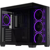ASUS A32 PLUS boîtier midi tower Noir | 2x USB-A | 1x USB-C | RGB | Window