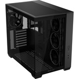 ASUS A32 PLUS boîtier midi tower Noir | 2x USB-A | 1x USB-C | RGB | Window