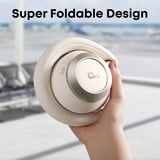 Anker Space One Pro casque over-ear Crème, Bluetooth, Adaptive ANC 3.0, LDAC