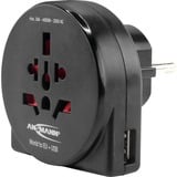 Ansmann 1250-0012, Adaptateur Noir