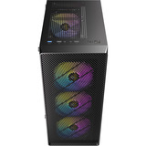 Antec AX26 RGB Elite boîtier midi tower Noir | 3x USB-A | Window
