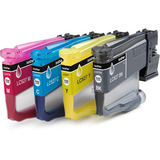 Brother LC527VAL Cartouche d'encre d'origine, pack économique pack économique, Noir, Cyan, Magenta, Jaune, Encre à pigments, Encre à pigments, 4 pièce(s), 1300 pages, Value pack