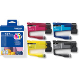 Brother LC527VAL Cartouche d'encre d'origine, pack économique pack économique, Noir, Cyan, Magenta, Jaune, Encre à pigments, Encre à pigments, 4 pièce(s), 1300 pages, Value pack