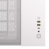 Corsair 2500D Airflow boîtier mini tower Blanc | 2x USB-A | 1x USB-C | Verre Trempé