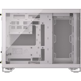 Corsair 2500D Airflow boîtier mini tower Blanc | 2x USB-A | 1x USB-C | Verre Trempé