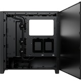 Corsair 4000D RGB AIRFLOW boîtier midi tower Noir | 1x USB-A | 1x USB-C | RGB | Verre Trempé