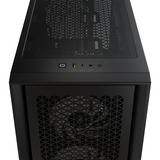 Corsair 4000D RGB AIRFLOW boîtier midi tower Noir | 1x USB-A | 1x USB-C | RGB | Verre Trempé