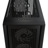 Corsair 4000D RGB AIRFLOW boîtier midi tower Noir | 1x USB-A | 1x USB-C | RGB | Verre Trempé