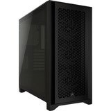 Corsair 4000D RGB AIRFLOW boîtier midi tower Noir | 1x USB-A | 1x USB-C | RGB | Verre Trempé