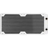 Corsair XR5 Support de radiateur Blanc, Support de radiateur, Laiton, Cuivre, Blanc, 1/4", 60 °C, 2 ventilateur(s)