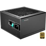 DeepCool PQ750M, 750 Watt alimentation  Noir, 750 W, 100 - 240 V, 50/60 Hz, 5 - 10 A, 100 W, 744 W