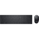 Dell KM5221W, set de bureau Noir, Layout BE, Plunger, 1000 - 4000 dpi