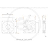 EKWB EK-Quantum Impulse 120 D-RGo - White, Ventilateur de boîtier Blanc