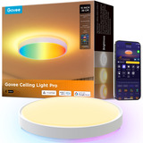 Govee Plafonnier intelligent RGBICWW Pro, Lampe Blanc, 15 pouces, 2.4GHz Wi-Fi + Bluetooth
