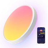 Govee Plafonnier intelligent RGBICWW Pro, Lampe Blanc, 15 pouces, 2.4GHz Wi-Fi + Bluetooth