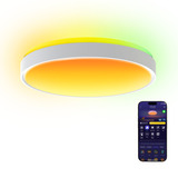 Govee Plafonnier intelligent RGBICWW Pro, Lampe Blanc, 15 pouces, 2.4GHz Wi-Fi + Bluetooth