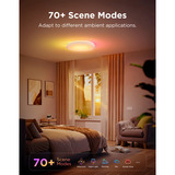 Govee Plafonnier intelligent RGBICWW Pro, Lampe Blanc, 15 pouces, 2.4GHz Wi-Fi + Bluetooth