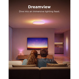 Govee Plafonnier intelligent RGBICWW Pro, Lampe Blanc, 15 pouces, 2.4GHz Wi-Fi + Bluetooth