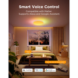 Govee Plafonnier intelligent RGBICWW Pro, Lampe Blanc, 15 pouces, 2.4GHz Wi-Fi + Bluetooth