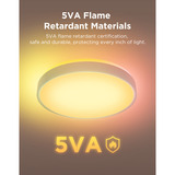 Govee Plafonnier intelligent RGBICWW Pro, Lampe Blanc, 15 pouces, 2.4GHz Wi-Fi + Bluetooth