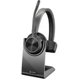 HP Poly Voyager 4310 on-ear headset casque  Noir, Bluetooth, USB-C, ANC, socle de charge