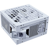 Lian Li Rotational Shift 1000G + Hub alimentation  modulaire 1000 watt Blanc, 1x 12V-2x6, 4x PCIe, Hub 4x connecteurs USB