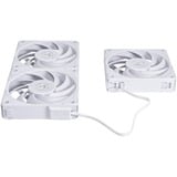 Lian Li UNI FAN P28 ventilateurs de boîtier Blanc, 3 pièces, 120 x 120 x 28 mm, PWM, contrôleur inclus