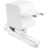 Raspberry Pi Foundation Alimentation officielle Raspberry Pi 5 USB-C 27 watts, Bloc d'alimentation Blanc