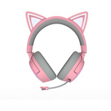 Razer Kraken Kitty V3 Pro Quartz casque gaming over-ear Rose/gris, RGB, 2.4 GHz / Bluetooth / USB