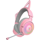 Razer Kraken Kitty V3 Pro Quartz casque gaming over-ear Rose/gris, RGB, 2.4 GHz / Bluetooth / USB