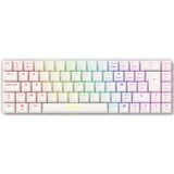 Sharkoon PureWriter W65 RGB clavier mécanique Blanc, Layout BE (AZERTY), Kailh Choc V2 Low Profile Rouge, 65%