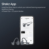 Shokz OpenRun Pro 2 Mini casque technologie conduction osseuse Noir