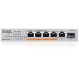 Zyxel XMG-105HP Non-géré 2.5G Ethernet (100/1000/2500) Connexion Ethernet, supportant l'alimentation via ce port (PoE) Argent, Switch Non-géré, 2.5G Ethernet (100/1000/2500), Connexion Ethernet, supportant l'alimentation via ce port (PoE)