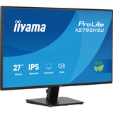iiyama ProLite X2792HSU-B1 écran plat de PC 68,6 cm (27") 1920 x 1080 pixels Full HD LED Noir Moniteur  Noir (Mat), 68,6 cm (27"), 1920 x 1080 pixels, Full HD, LED, 3 ms, Noir