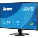 iiyama ProLite X2792HSU-B1 écran plat de PC 68,6 cm (27") 1920 x 1080 pixels Full HD LED Noir Moniteur  Noir (Mat), 68,6 cm (27"), 1920 x 1080 pixels, Full HD, LED, 3 ms, Noir