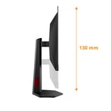 AOC Q27G4ZDR 26.5" Moniteur gaming  Noir/Rouge, 2x HDMI, DisplayPort, 2x USB-A. USB-B, 240 Hz