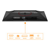 AOC Q27G4ZDR 26.5" Moniteur gaming  Noir/Rouge, 2x HDMI, DisplayPort, 2x USB-A. USB-B, 240 Hz