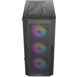 Antec AX20 boîtier midi tower Noir | 3x USB-A | Window