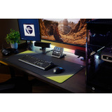 Corsair RGB clavier gaming Noir, Layout US (QWERTY), Membrane, 100%