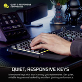 Corsair RGB clavier gaming Noir, Layout US (QWERTY), Membrane, 100%